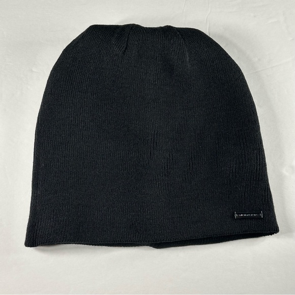 Michael Kors Men’s Beanie Winter Hat Reversible Black And Gray 34012C New NWT - Picture 7 of 12